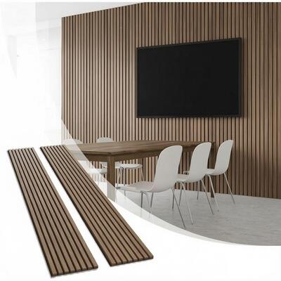 Noise Reduction MDF Acoustic Wall Panel Melamine Board for Room Decor