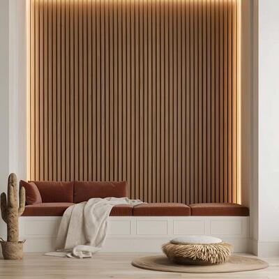 Elegant Decorative Wood Acoustic Panel MDF Akupanel for Room Decor