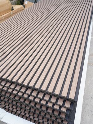 Walnut Wood Acoustic Wood Wall Panel MDF Wood Veneer for Home Decor