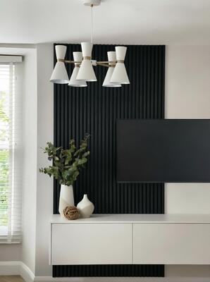 Decor Interior Melamine Board MDF Wood Veneer Acoustic Felt Panel