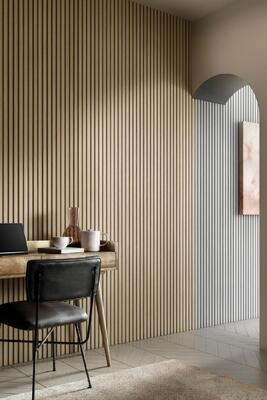 Acoustic Wood Wall Panel MDF Akupanel Melamine Board for Home Decor