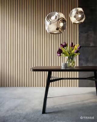 Customized MDF Wood Veneer Melamine Board Acoustic Wall Panel for Office