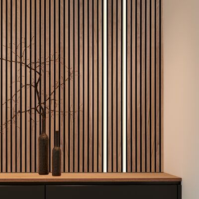 Walnut Wood Acoustic Ceiling Panel Durable Acoustic Wall Panel for Office