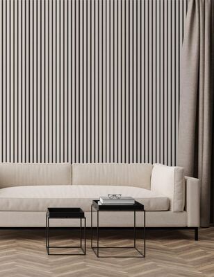 Customized Wooden Acoustic Panel Fireproof Wood Veneer MDF Melamine Board