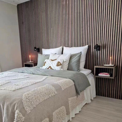 High Quality 3D Wall Panel MDF Melamine Board Akupanel for Home Decor