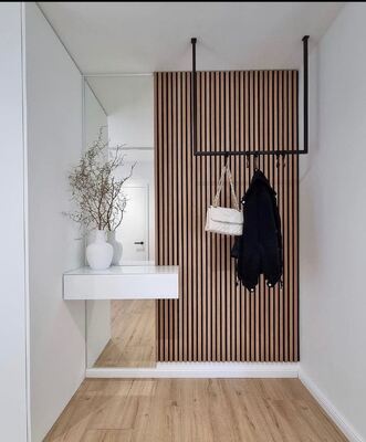 High Quality Acoustic Wood Wall Panel Eco-Friendly MDF Melamine Board for Home Decor