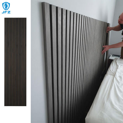 Customized Wood Slat Acoustic Panel Noise Reduction MDF Melamine Board for Bedroom