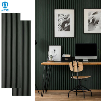 Customized Wood Slat Acoustic Panel Noise Reduction MDF Melamine Board for Bedroom