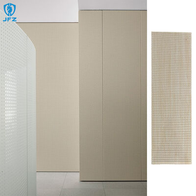 Free Samples Perforated Acoustic Panel Natural 3D Wall Panel Melamine Board for Room Decor