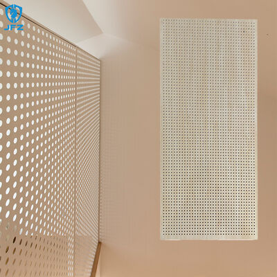 Decor Interior Perforated Acoustic Panel Noise Reduction MDF Wood Veneer for Office