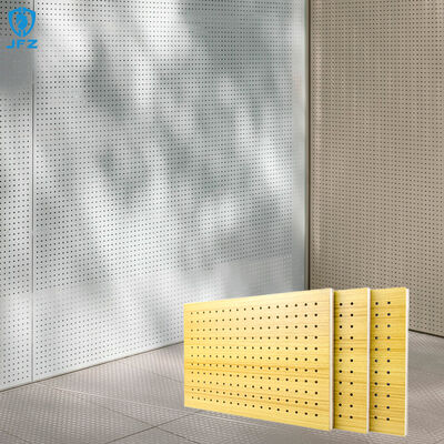 Beautiful Acoustic Wood Wall Panel Decor Interior Perforated Acoustic Ceiling Panel