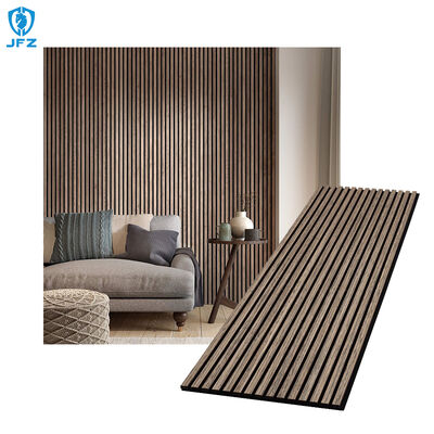 MDF Wood Veneer Durable Acoustic Wall Panel Simple Wooden Acoustic Panel for Hall