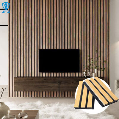 Elegant Decorative Acoustic Wood Wall Panel Simple Akupanel Melamine Board for Studio