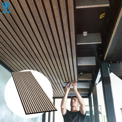 Modern Design Acoustic Ceiling Panel Natural Wooden Acoustic Panel for Hotel