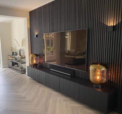 Modern Design Acoustic Wall Panel Noise Reduction Acoustic Slat Wall Panel for Bedroom