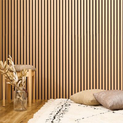 Decor Interior Wood Slat Acoustic Panel Noise Reduction Acoustic Wall Panel for Studio