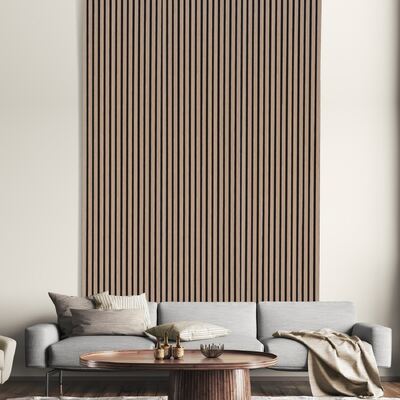 Eco-Friendly Wood Slat Acoustic Panel Decor Interior Acoustic Wood Panel for Room Decor