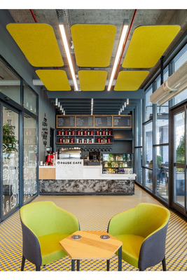 PET Acoustic Ceiling Panel Noise Reduction 3D Wall Panel Durable Acoustic Felt Panel for Studio