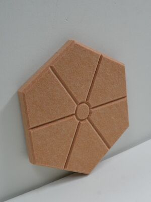Eco-Friendly Acoustic Wall Panel Natural Polyester Fiber Wall Panel for Room Decor